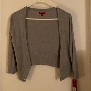 Merona Grey 3/4’ sleeve Buttondown Sweater
